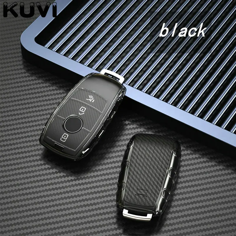 Новый мягкий ТПУ чехол для автомобильного ключа Защитная сумка Mercedes Benz A C E S G GLS