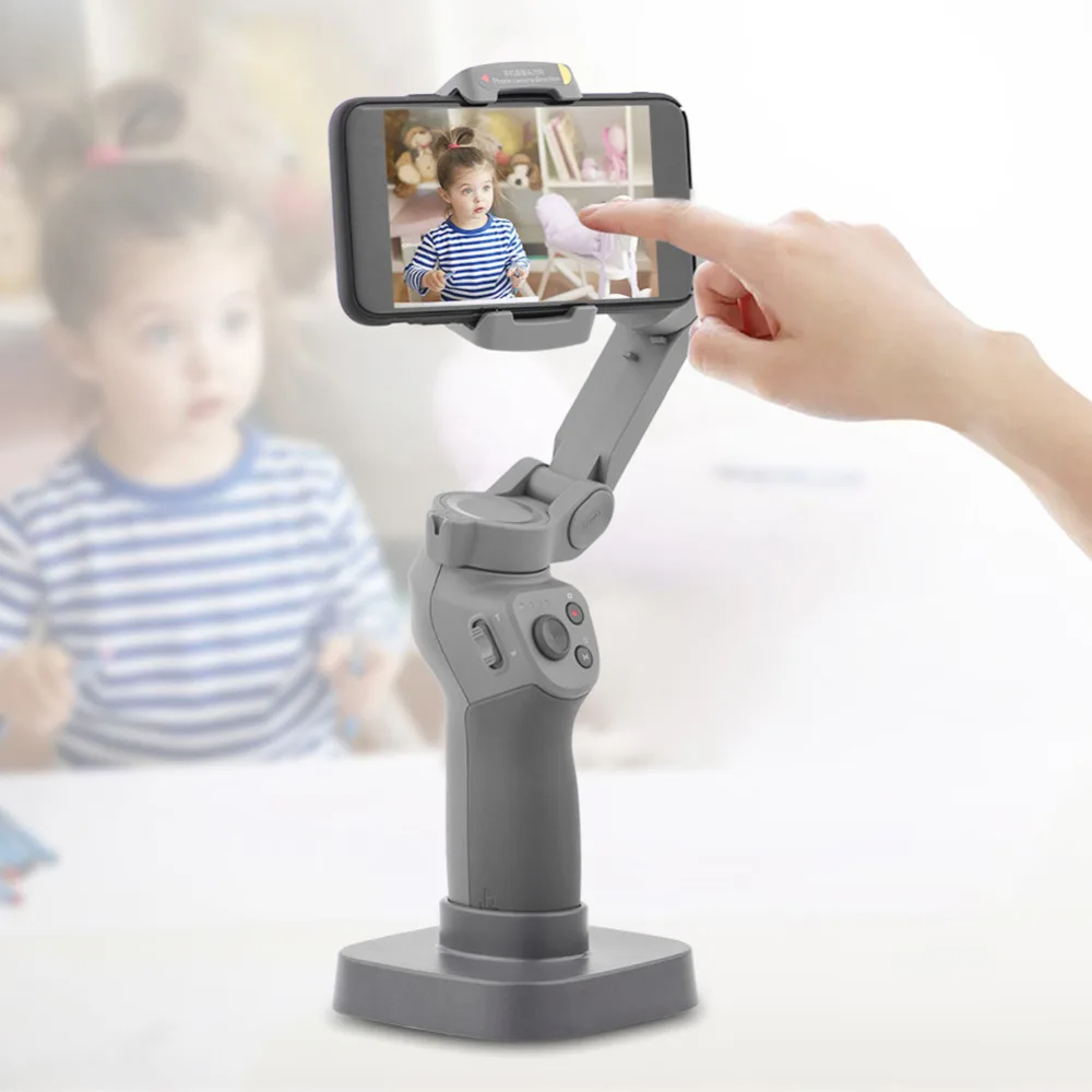 Подходит для OSMO Mobile 3 настольная стабильная основа Серый ABS Материал 80,3 г с подкладкой для предотвращения скольжения или царапин