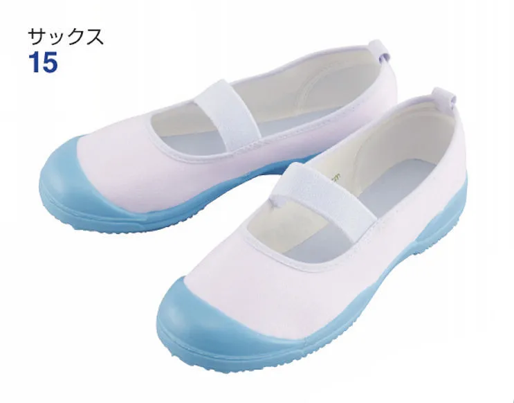 Light Blue Японская обувь для школьной униформы, тапочки Uwabaki, Спортивная домашняя обувь для спортзала, обувь для костюмированной вечеринки, на плоской подошве, противопотная, мягкая, удобная - Цвет: Light Blue