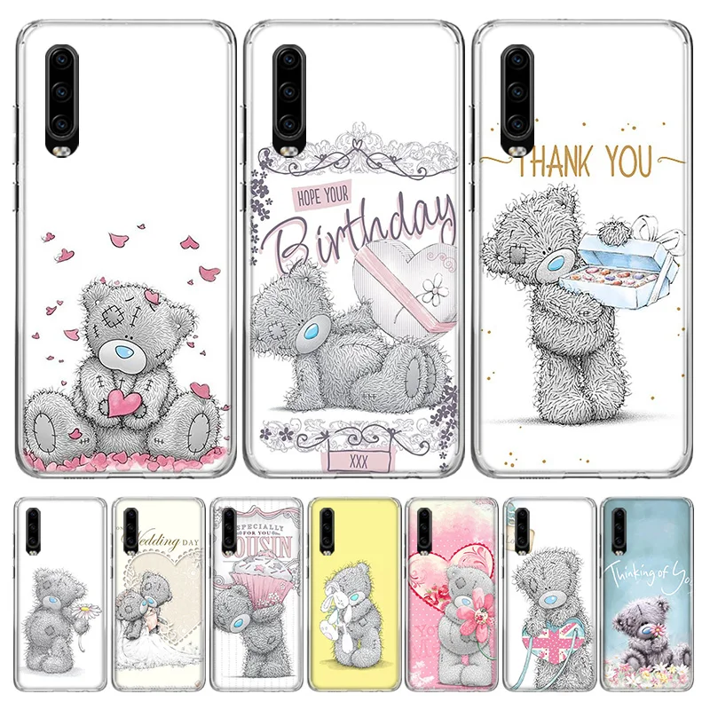 Чехол для телефона Teddy Me To You Bear Huawei P40 P30 P20 Mate 30 20 10 Pro P10 Lite P Smart Z + 2019 Подарочный