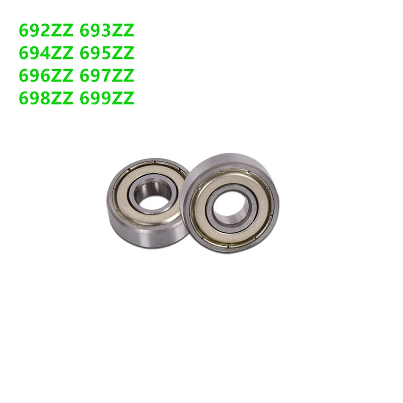 

Миниатюрный подшипник 692ZZ 693ZZ 694ZZ 695ZZ 696ZZ 697ZZ 698ZZ 699ZZ, радиальный шарикоподшипник, новинка, 100 шт.