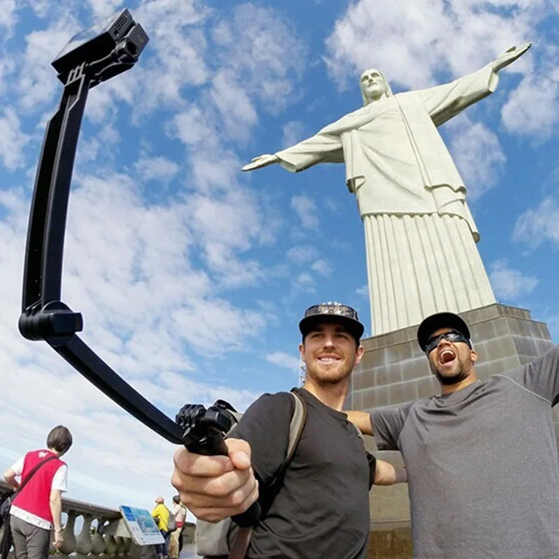 Monopod Selfie Stick Tripod Stand For GoPro Hero 13 12 11 10 9 8 7 6 5 4 Session 3 Black YI SJ4000 EKEN H9R DBPOWER EK5000 AKASO