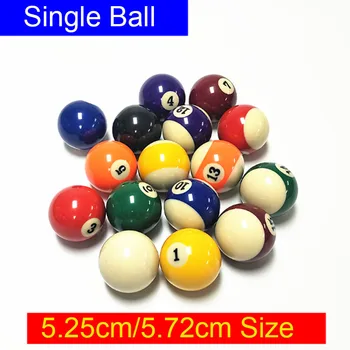 

One Piece Single Billiard Pool Snooker Cue Ball 5.25cm 5.72cm Size