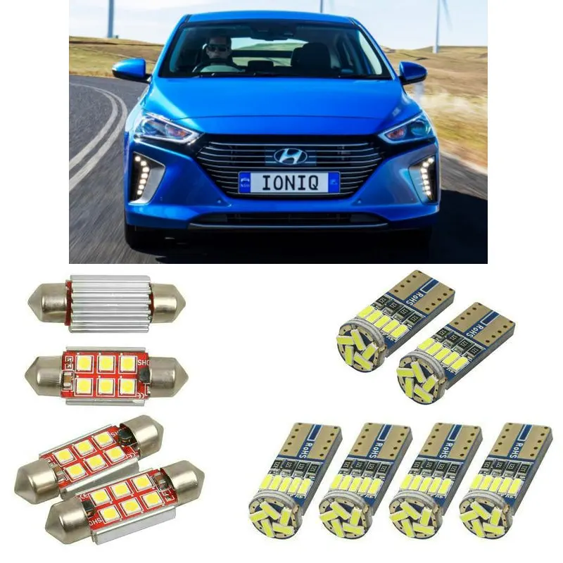 Внутренний светодиодный автомобильный светильник s для Hyundai loniq хэтчбек 1 6 gdi