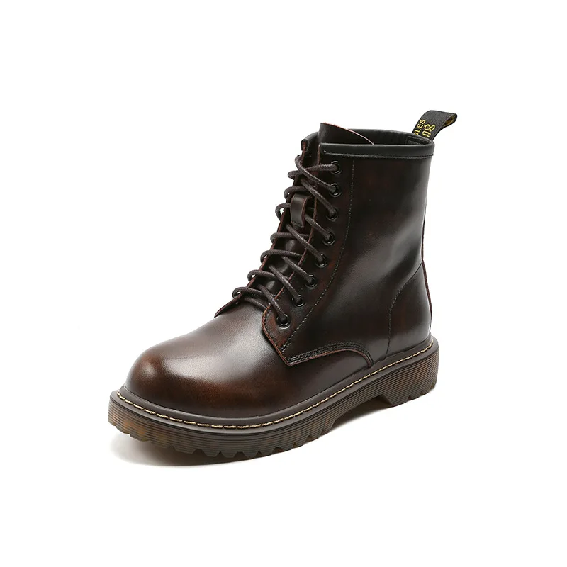 Высокие Ботинки martin; женские винтажные полусапожки; Размеры 35-40