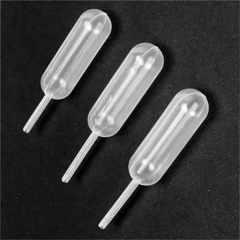 

100pcs 4ml Disposable Pipettes Silicone Mold Plastic Squeeze Transfer Pipettes Dropper For UV Epoxy Resin Craft Jewelry Making