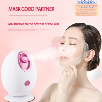 

Facial Steamer Nano Ionic Moisturizing Warm Mist Face Steamer Face Humidifier Mist Sprayer Beauty Sauna SPA Steaming Machine