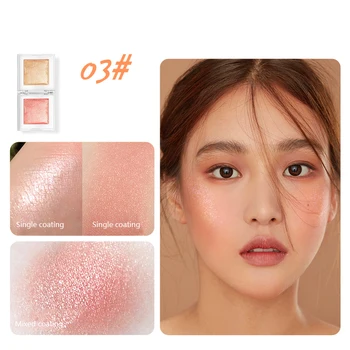 

kiss Beauty Little Cube Blush Highlighter Whitening Long Lasting Repairing Monochrome Make Up Face Blusher Brighten Skin TSLM2