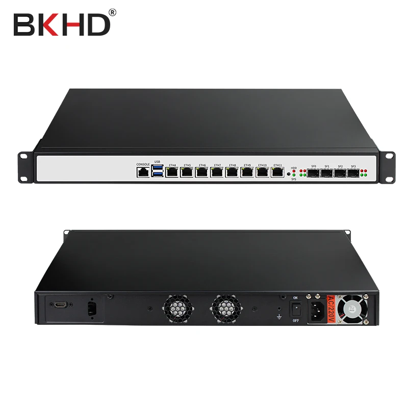 Firewall Appliance Intel Core I5 9400 Per Pfsense Con Custodia Per Montaggio Su Rack 1U 4 Porte Sfp Hardware Firewall 8