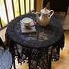 Pastoral Handmade Crochet Square Cotton Tablecloth Bedroom Balcony Corridor Tea Party Round Table Piano Cover Cloth Tapete Nappe ► Photo 2/3