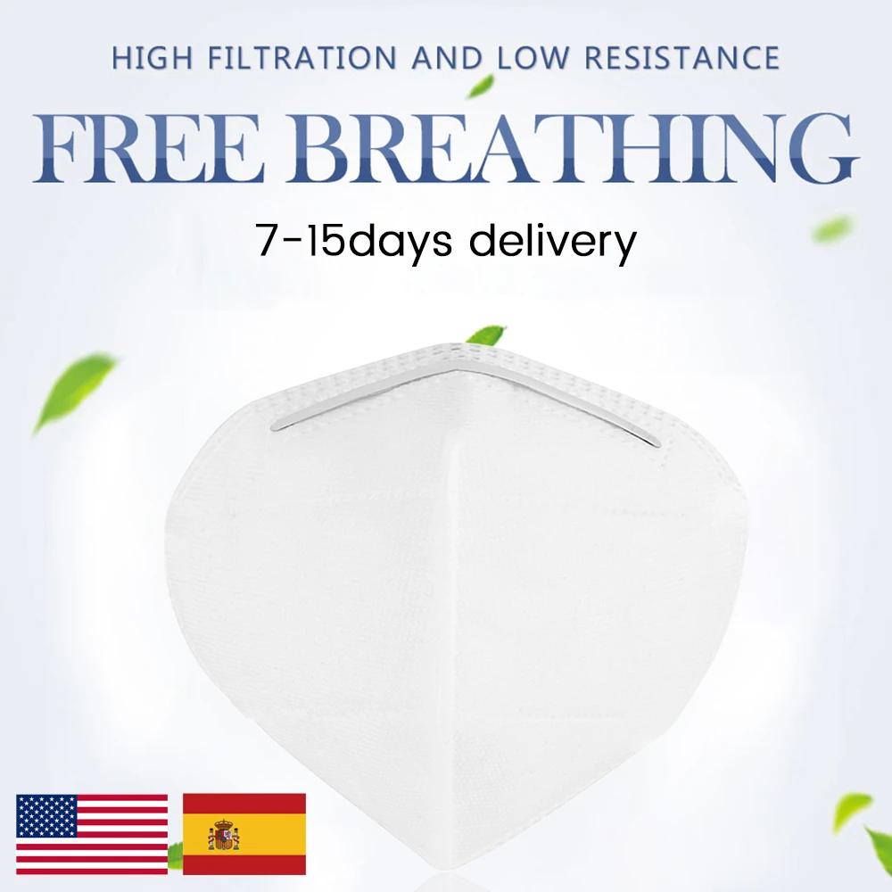 

10/20/40 pcs KN95 Masks 3 Layers Filter Dust Mouth Face Mask Personal Protective Health Care Mask Fast Shipping Dropship