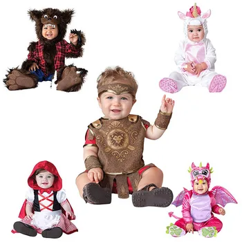 

Baby Clothes Set Boys Girls Animal Cosplay Rompers Toddler Kids Halloween Outfits Jumpsuits Costume Infant Toddler Clothes Sets