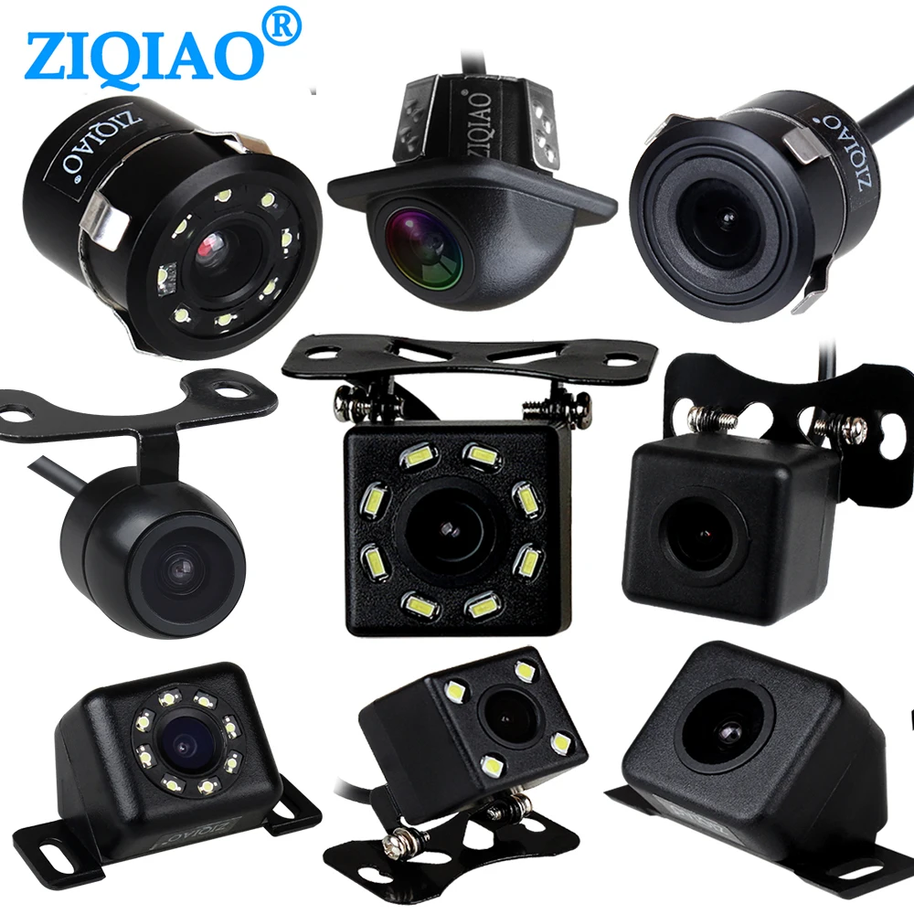 

ZIQIAO CCD Car Reverse Rear View Camera Universal Waterproof Night Vision HD Parking Backup Camera