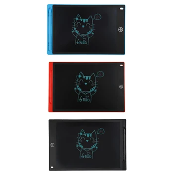 

12Inch Portable Digital Lcd Drawing Tablet Writing Graphic Board Memo Notes Reminder Notepad With Stylus Pen With Cr Battery For