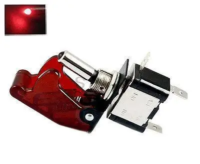 

12V/20A Red LED Illuminated On/off SPST Car Automotive Toggle Switch Button