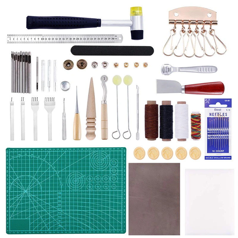 Leather Craft Kit Set Leather Hand Sewing Repair Kit Sewing