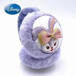 New Disney Princess Cartoon Woman Earmuffs Winter Plus Velvet Warm Head-on Earmuffs Children's Plush Headband Winter Accessories