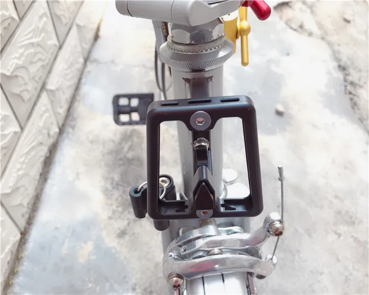 Передний держатель для полки из алюминиевого сплава для brompton split pig nose support