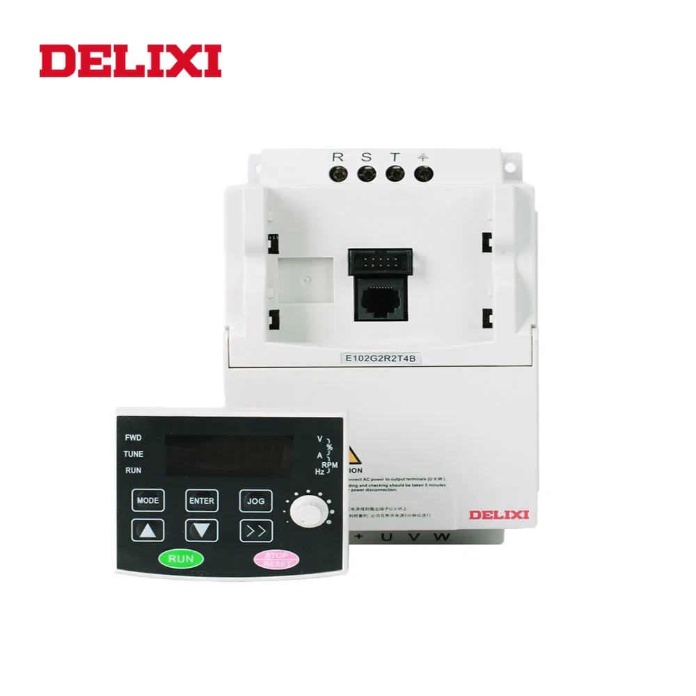 

DELIXI AC 380V 0.75KW 3 phase input and output VFD frequency converter drives for motor Speed Control frequency Inverter