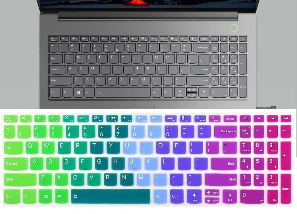 Защитный чехол для клавиатуры ноутбука Lenovo Ideapad Yoga 7i 15 / Flex 5 15IIL05 | Компьютеры и