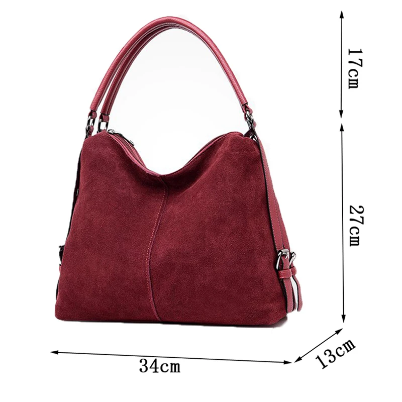 Женская сумка на плечо из искусственной кожи Повседневная нубука мессенджер