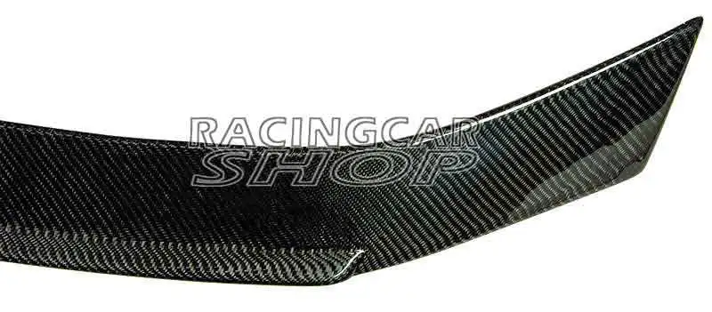 C Style Real Carbon Fiber Rear Spoiler Trunk Wing Lip Fit for Audi TT 8J 2007-2012
