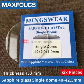 

Watch Glass Thick 1.0 mm Diameter 40-42.5 mm Single dome Sapphire Anti-scratch Smooth Round Transparent Crystal ，6 pieces S