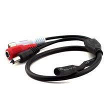 Мини аудио Микрофон для видеонаблюдения микрофон для безопасности Аудио pick Up звук монитор Высокочувствительный CCTV камера DVR система