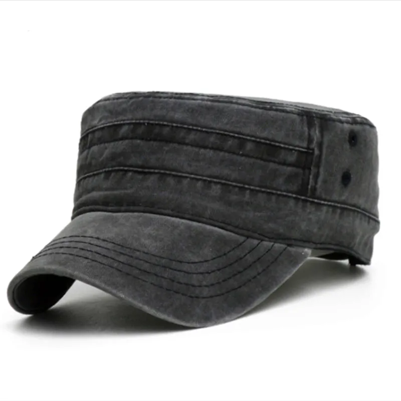 Потертая джинсовая Черная кепка для мужчин, хлопковая плоская кепка, Уличная Повседневная Кепка для папы, регулируемая Женская Бейсболка s, Мужская 56-60 см
