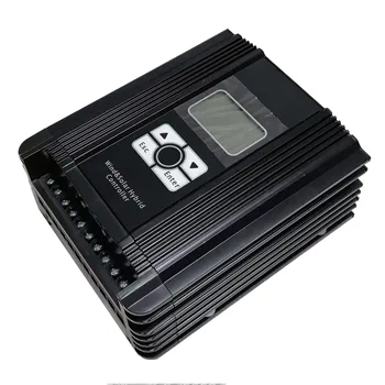 

400W 12V wind solar hybrid MPPT (boost model) charger controller with LCD display, RS232 communication, dual 12A output port