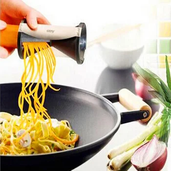 

13*7cm New Fashion Spiral Vegetable Slicer Fruit Cutter Peeler Kitchen Twister Kitchen Cooking Tool Spiralizer Cutter