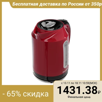 

Electric kettle ENERGY E-210, 2200 W, 1.7 l, plastic, red 4964435