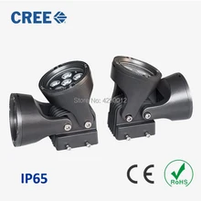 IP67 12 Вт 24 Вт двухголовый настенный светильник наружный декоративный вверх и вниз регулируемый COB светодиодный светильник для крыльца AC 85-265 в