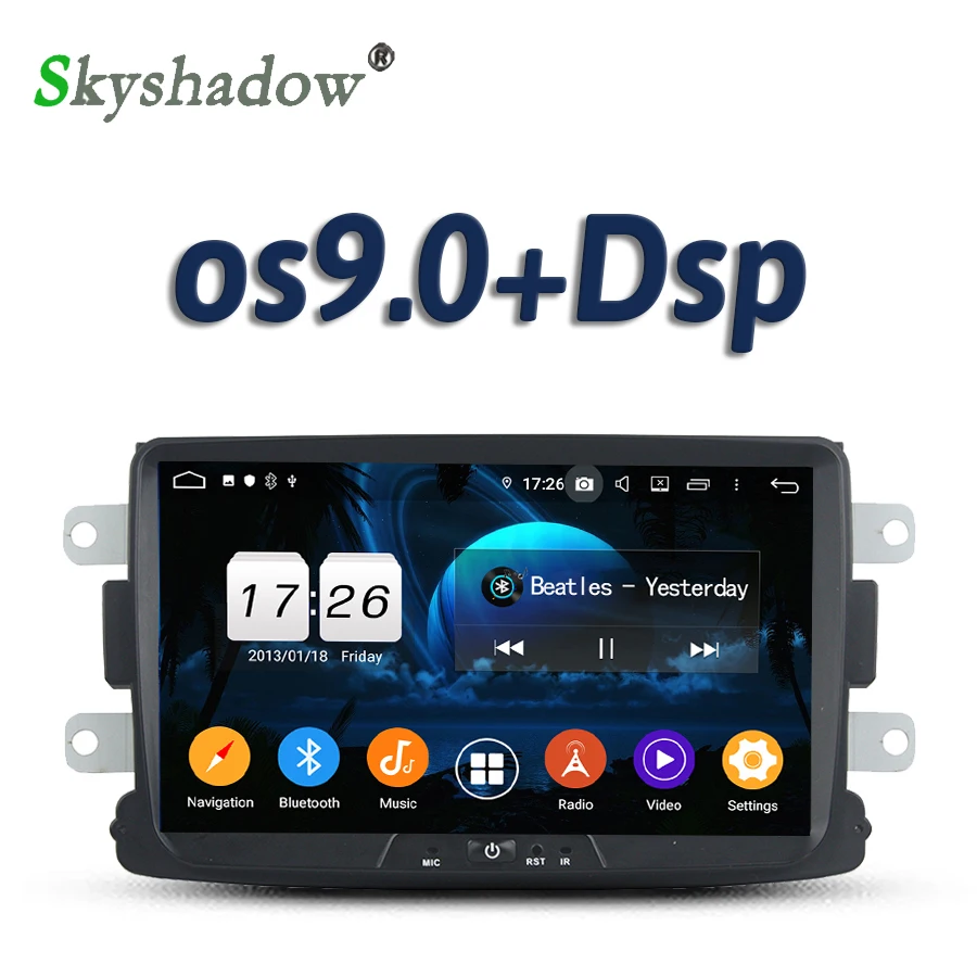 DSP For Renault Dacia Duster Sandero Lodgy Dokker IPS Android 11 2GB 16GB Car DVD Player GPS Map RDS Radio wifi Bluetooth 5.0 | Автомобили