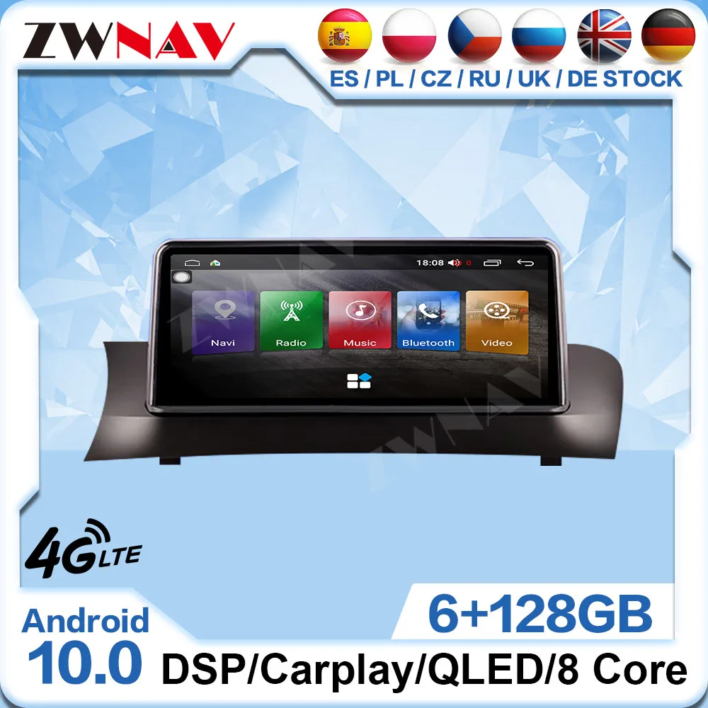 

10.25 Inch Carplay Multimedia Android For BMW X3 X4 F25 F26 Radio Receiver Auto Radio Car Stereo GPS Navigation Player Head Unit