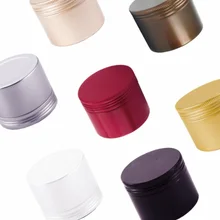 60*48 мм/60 мл алюминиевая банка коробка для чая маленький цилиндрический герметичный контейнер для кофе контейнер для чая коробка для хранения WB1189