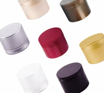 

60*48mm/60ml Aluminum Jar Tea Box Small Cylinder Sealed Cans Coffee Tea Container Storage Box WB1189