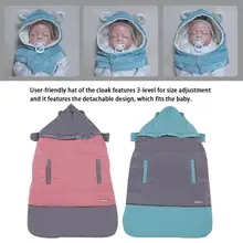 Детский плащ на бретельках, 2 вида, ветрозащитный детский плащ на бретельках, теплый плащ для новорожденных, сиамское одеяло, зимняя верхняя одежда, плащ для малышей