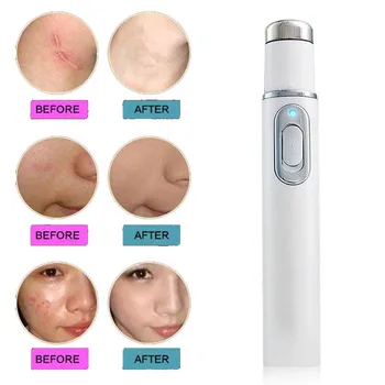 

Machine Acne Pen Scar Remover Massage Face Skin Care Tools Wrinkle Removal Durable Soft Blue Light Portable KD-7910