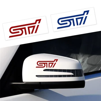 

Car Styling 10Pcs Nickel STI Logo Sticker Interior&Exterior Decoration Decal For Subaru Impreza WRX STI Trezia Stella EV Dex etc