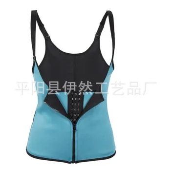 

Europe And America Palace Corset Shoulder Adjustable Three Buckle Zipper Tailored Clothes Belly Holding