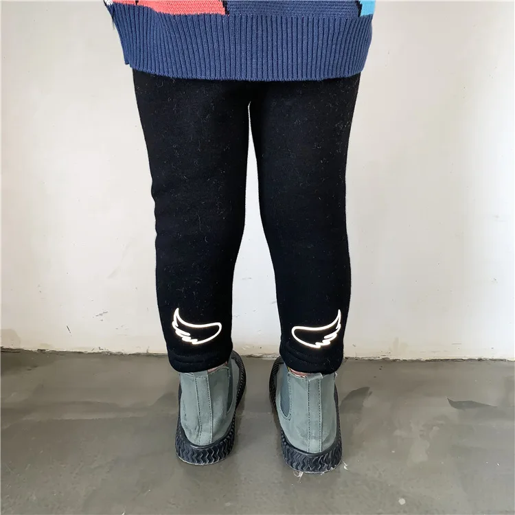 Winter Baby Girls Legging Plus Velvet Thickening Fleece Warm Leggings Pants for Boys Kids Winter Pants Trousers Children's Pants