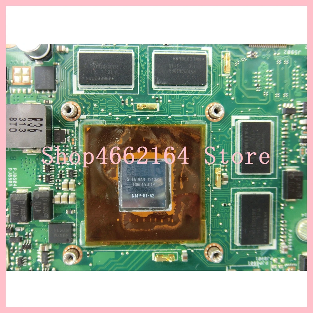 New N550JV I7-4700CPU GT750M/2G REV:2.0 Laptop motherboard For ASUS N550J N550JK N550JV Q550J N550JX No