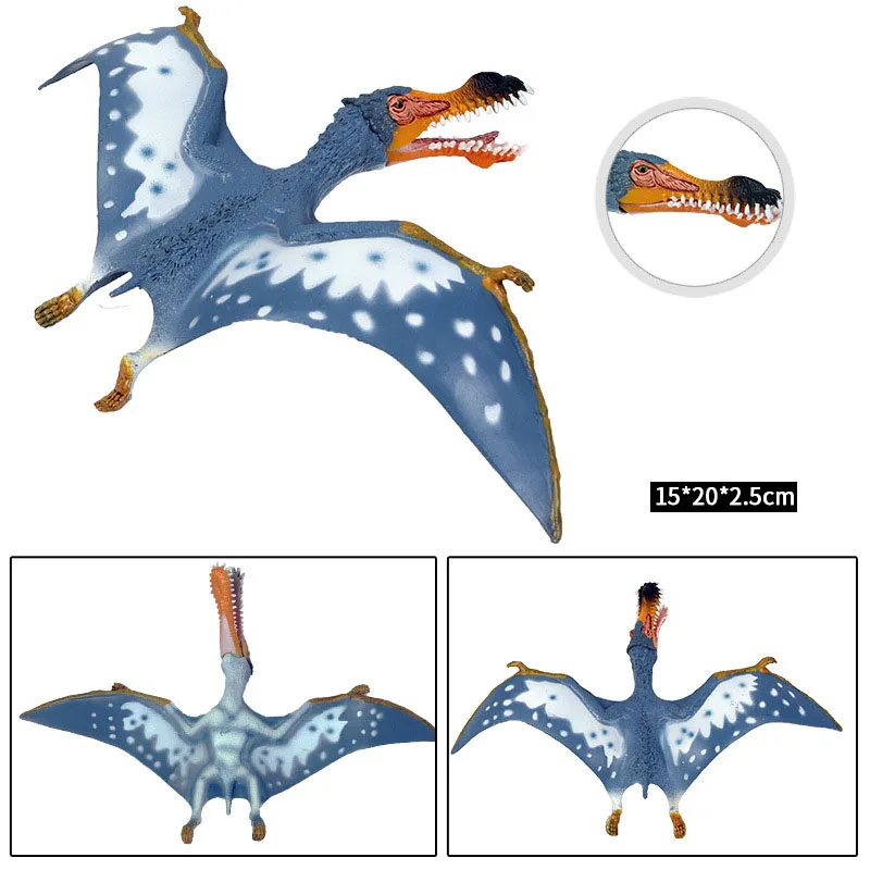 Хищник модель динозавра Anhanguera птеродактил модель хищник, ПВХ Фигурка динозавра игрушка для детей Декор подарок