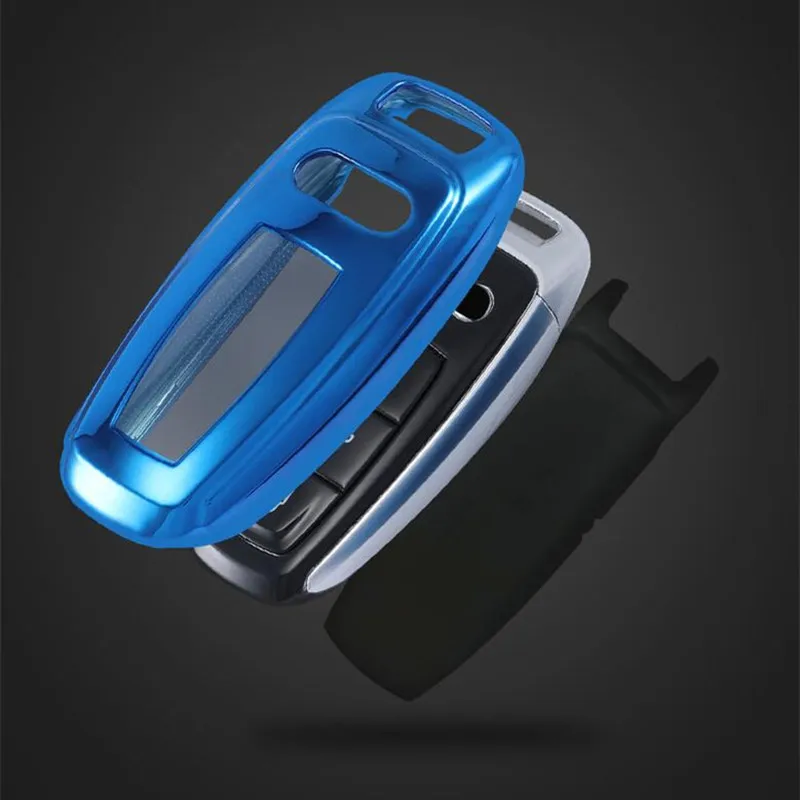 Custodia-a-distanza-per-auto-Smart-Key-Cover-Fob-Shell-per-Audi-A1-A3-A4-A5.jpg Cover per chiave/telecomando per Audi A1 A3 A4 A5 A6 A7 A8 Quattro Q3 Q5 Q7 2015 2009 2010 2011 2012 2013 2014 - Custodia a distanza per auto Smart Key Cover Fob Shell per Audi A1 A3 A4 A5