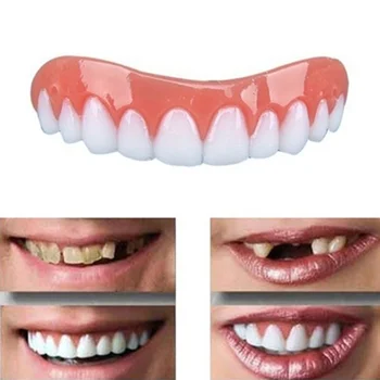 

Silicone Orthodontic Braces Dental False Teeth Brace Adults Teeth Alignment Orthodontic Trainer Teeth Beauty Appliance