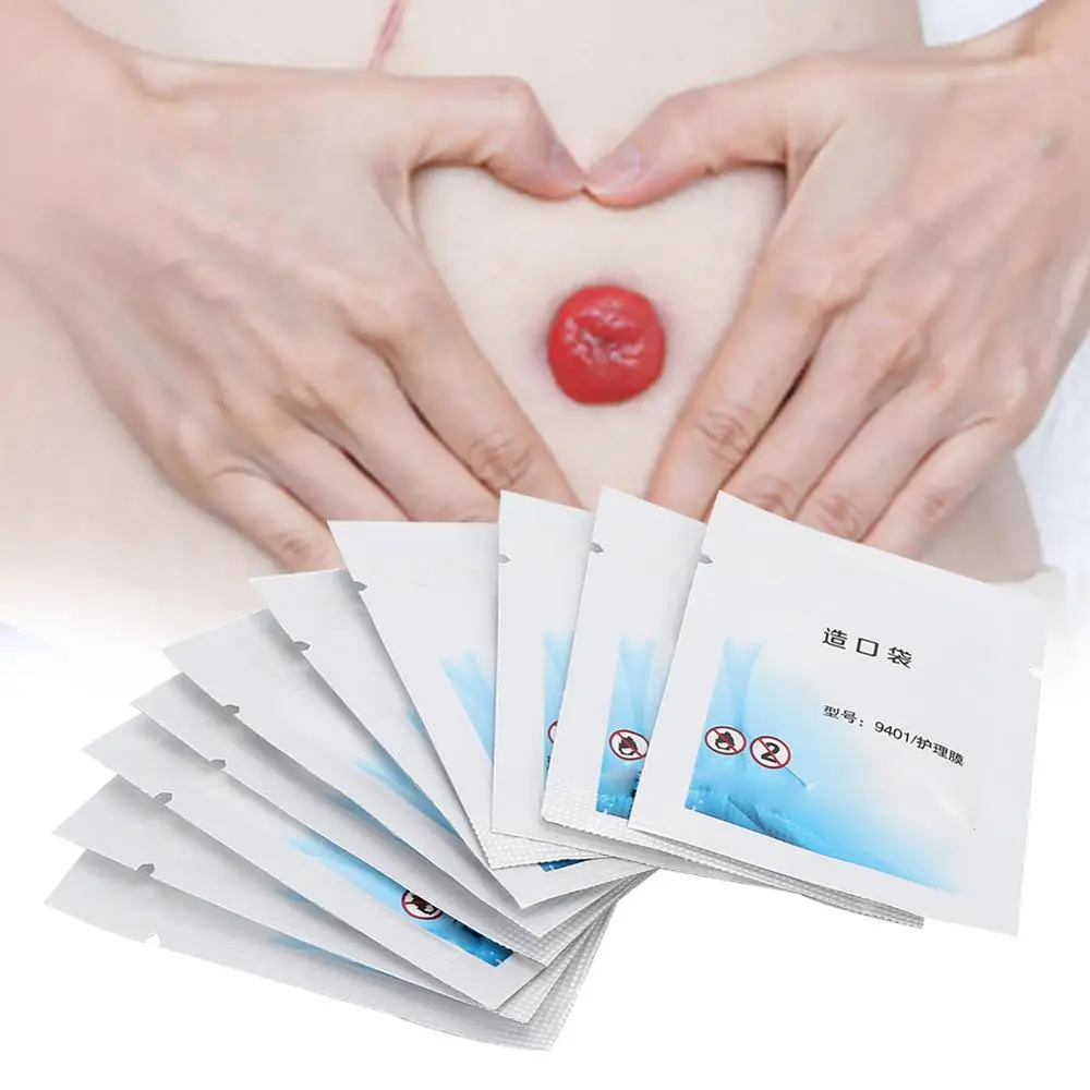 Newest 10 Pcs ostomy Skin Membrane Anti-injury Wound Exudate Causing Damages Recovery Skins Protecti