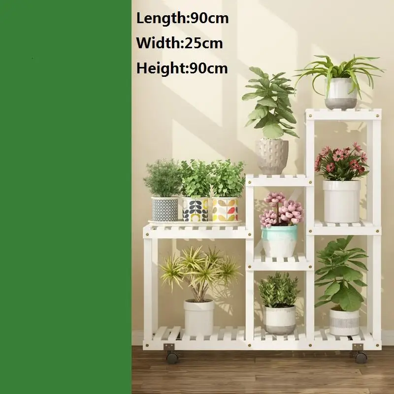 Планте деревянные полки для Mueble Repisa Para Plantas лестница Крытый Stojak Na Kwiaty полка завод стойки открытый цветок стенд - Цвет: Number 4