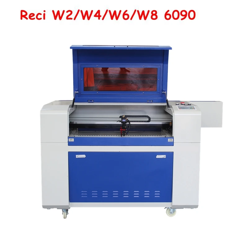 

Reci 80W 100W 6090 laser engraving cutting machine laser cutter engraver acrylic leather MDF ruida control system with CE FDA