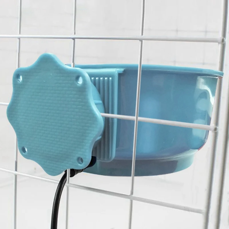 USB безопасная миска для воды для домашних животных автоматический термостат сохранение тепла миска для собак и кошек подвесная миска для питья с электрическим подогревом